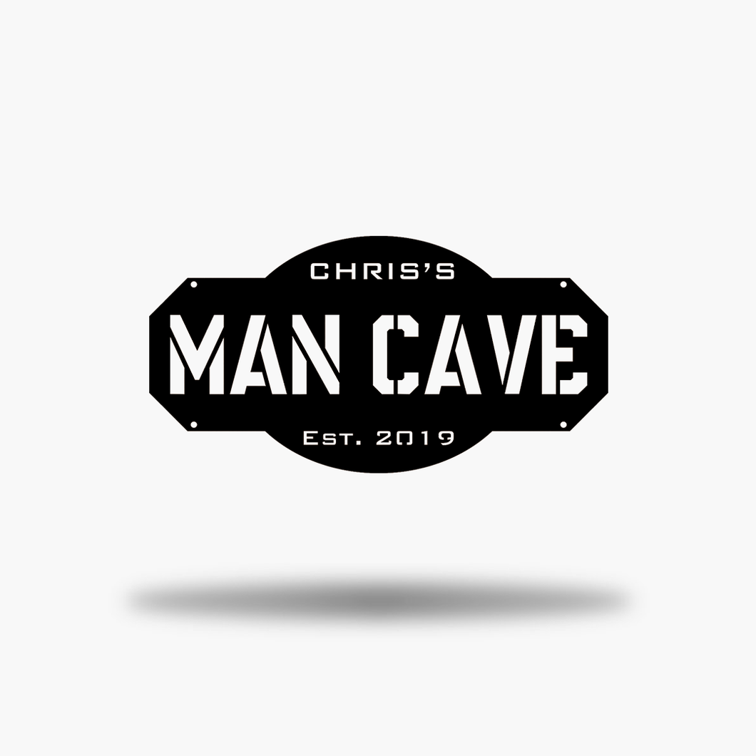 Personalized Man Cave Sign (3716305158218)